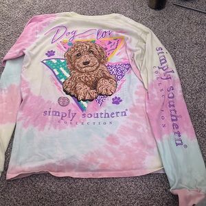 super cute oversized simply southern long sleeve the dye shirt
